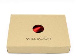Willsoor pentru bărbați tethered fluture Willsoor 6111 în roșu culoare