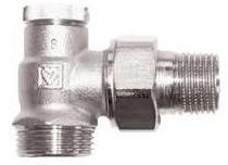 HERZ 1/2" sarok visszatérő radiátorszelep (1/2" csatlakozással) (1372441)