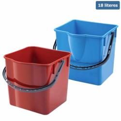 Műanyag vödör felmosókocsihoz (18 literes) (Kék)