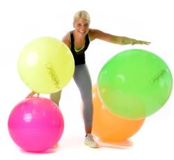 Aktiv Fitball gimnasztika labda 65 cm NEON FUCHSIA szín, standard fényes anyagból