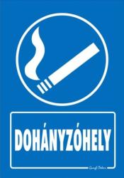  Dohányzóhely tábla matrica