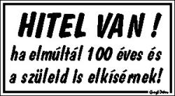  Hitel van humoros vicces tábla matrica