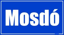  Mosdó helyiségtábla matrica