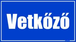  Vetkőző helyiségtábla matrica