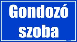  Gondozó szoba helyiségtábla matrica