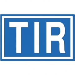  TIR kék matrica