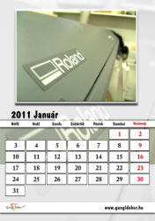  Falinaptár A3-as üzleti