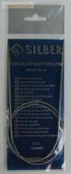  Silber Acél Körkötőtű 80 cm/2, 5mm