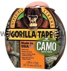 Gorilla Camo Tape szupererős ragasztószalag terepszínű mintával 8, 23mx48mm (3044500)