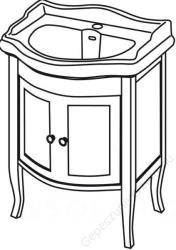 SAPHO Retro mosdótartó szekrény 1684