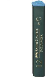 Faber-Castell Mina creion 0.7mm B Polymer 12 buc/set, FABER-CASTELL