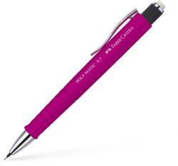 Faber-Castell Creion mecanic 0.7mm corp roz, FABER-CASTELL Poly Matic