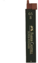 Faber-Castell Mina creion 0.5mm B Super-Polymer 12 buc/set, FABER-CASTELL