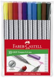 Faber-Castell Liner 0.4mm 10 culori/set, FABER-CASTELL Grip