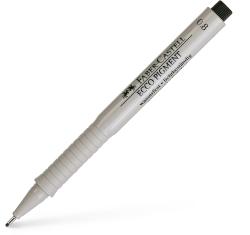 Faber-Castell Liner grafic 0.8mm negru, FABER-CASTELL Ecco Pigment