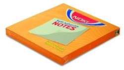NOKI Notes adeziv 76x76mm portocaliu neon 80 file, NOKI