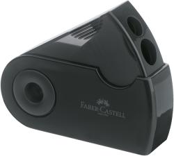 Faber-Castell Ascutitoare plastic dubla cu container neagra, FABER-CASTELL Sleeve