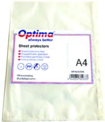 Optima Folie protectie A4 40mic transparenta 100 buc/set, OPTIMA