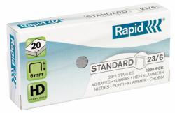 RAPID Capse 23/6 1000 buc/cut, RAPID Standard