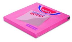 NOKI Notes adeziv 76x76mm roz neon 80 file, NOKI