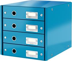 LEITZ Suport documente cu 4 sertare albastru, LEITZ Click & Store Dulap arhivare