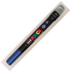 uni Marker pentru desen tip pensula albastru, UNI Posca Brush PCF-350