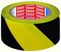 tesa Banda adeziva pentru marcare 50mm x 33m galben/negru, TESA