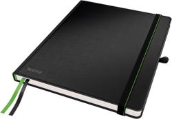 Leitz Caiet 187x242mm (iPad) 80 file dictando 100g/mp coperti rigide negru, LEITZ Complete