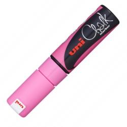 uni Marker creta lichida roz fluorescent, UNI Posca Chalk PWE-8K