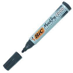BIC Marker permanent negru varf rotund, BIC 2000