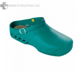  0Ft kiszállítás! Scholl Clog EVO smaragzöld papucs ütéscsillapító Memory Cushion talppal 34-46