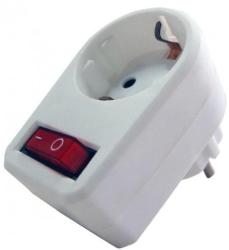 Gembird 1 Plug Switch (EG-AC1S-01-W)