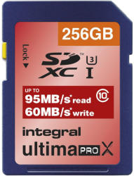 Integral SDXC UltimaPro 256GB Class 10 INSDX256G10-95/60U1