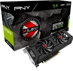 PNY GeForce GTX 1070 XLR8 OC GAMING DUAL FAN 8GB GDDR5 256bit (KF1070GTXXR8GEPB)