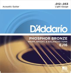D'Addario EJ16 Phosphor Bronze, 012-053