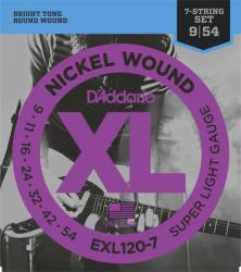 D'Addario EXL120-7 Nickel Wound, 7-String, 009-054