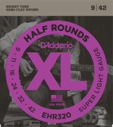 D'Addario EHR320 Half Rounds, 009-042 - hangszeraruhaz