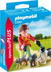 Playmobil Femeia Cu Catelusi La Plimbare (5380)
