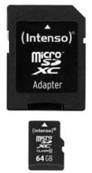Intenso microSDXC Standard 64GB Class 10 I-MSD64GBCL10
