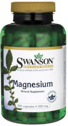 Swanson Magnézium 200 mg Kapszula 250 db