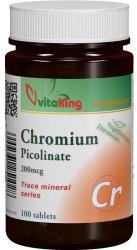 Vitaking Króm pikolinát (Chromium Picolinate) 200 mg tabletta 100 db