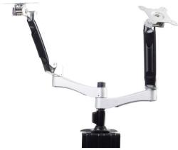 SilverStone Dual Monitor Stand Silver (SST-ARM22SC)