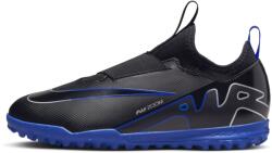 Nike Zoom Mercurial Vapor 15 Academy TF műfüves focicipő, gyerekméret, fekete - kék (DJ5621-040)