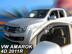 HEKO VW Amarok 4 ajtós első+hátsó légterelő 2009-től, 4 db-os készlet 31188