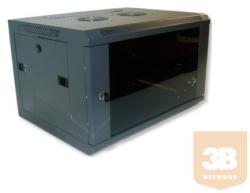 Xtech - 9U fali rack szekrény 600x450 hegesztett kivitel (TO-09645)