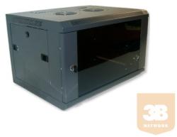 Xtech - 9U fali rack szekrény 600x450 hegesztett kivitel