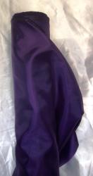  sötétlila selyem dekoranyag 150 cm széles (méterre)
