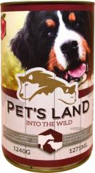 Pet's Land Land Dog Beef & Lamb - Apple 1240 g