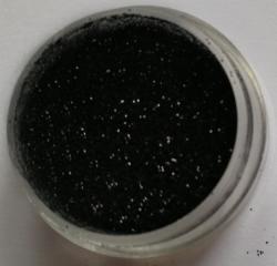  Fekete (koromfekete) csillámpor (5 ml) - (HF66-1 - B1000)