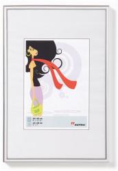 Képkeret, műanyag, 13x18 cm, "New Lifestyle", ezüst (DKL009) - webpapir